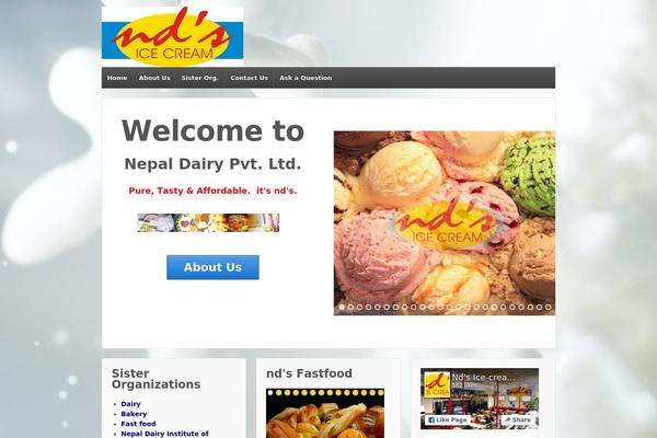 Responsive theme site design template sample