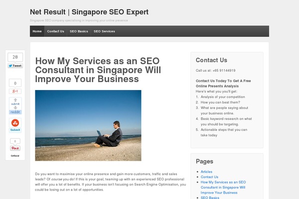 Responsive theme site design template sample