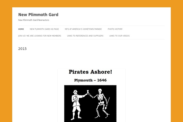 Twenty Twelve theme site design template sample