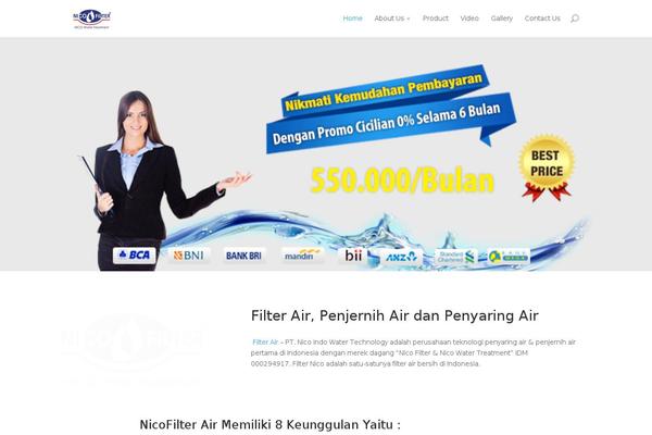 Divi theme site design template sample