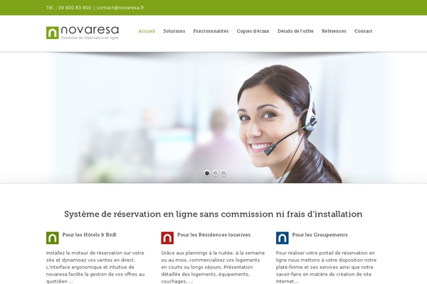 Site using Salient-core plugin
