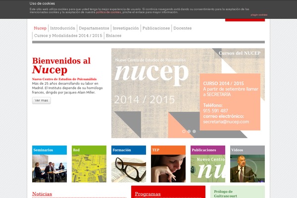 Site using Asesor de Cookies para normativa española plugin