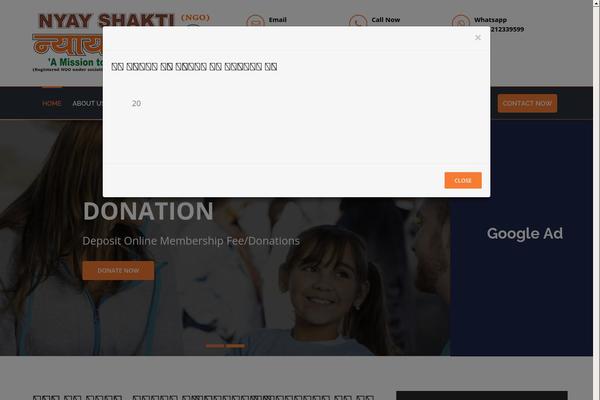 Avada Child theme site design template sample