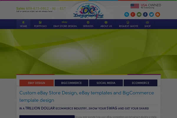Divi theme site design template sample