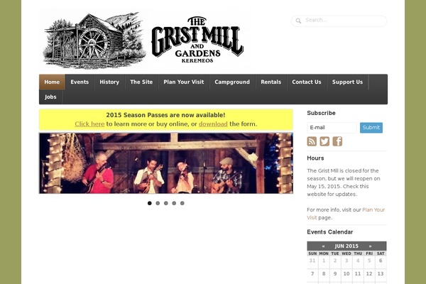 oldgristmill.ca site used Function
