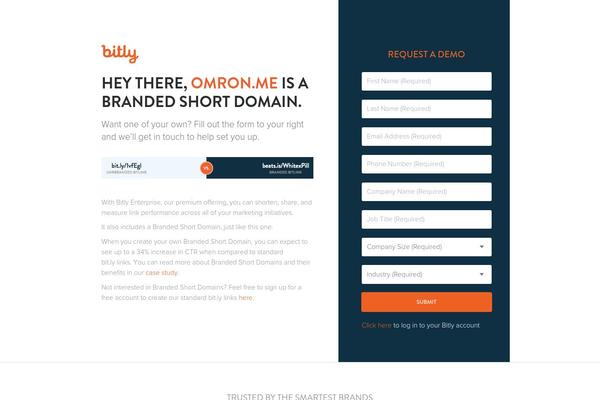 Site using Official Bitly for WordPress plugin