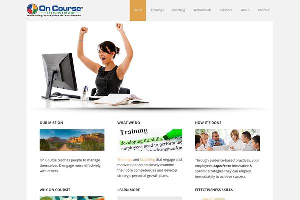 Genesis theme site design template sample