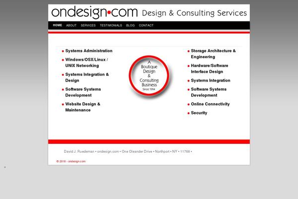 Weaver II pro theme site design template sample