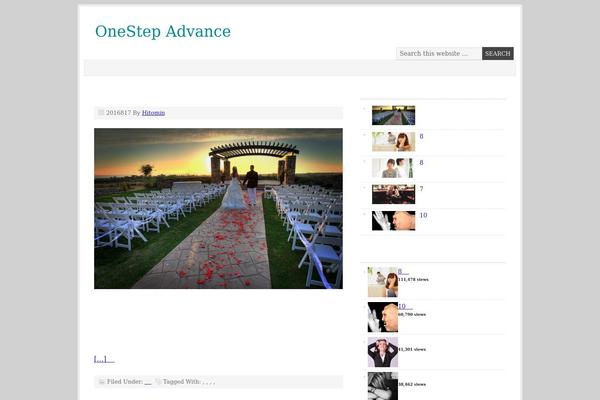 Prose theme site design template sample