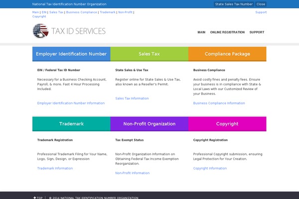 online-tax-id-number.org site used Consulting