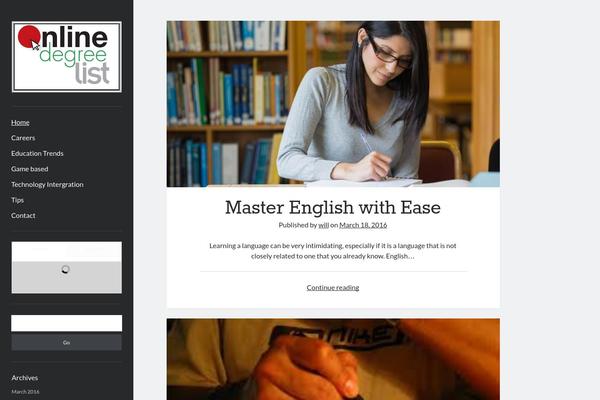 Author theme site design template sample