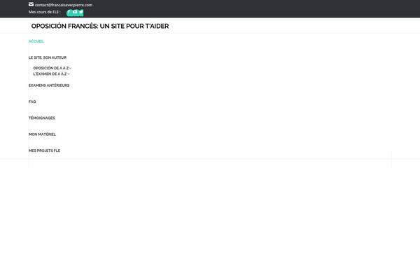The7 theme site design template sample