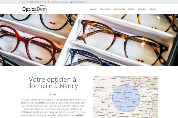 optic-a-dom.com site used Divi