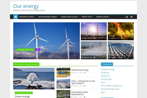 ColorMag theme site design template sample