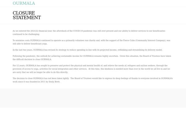 Site using Cornerstone plugin