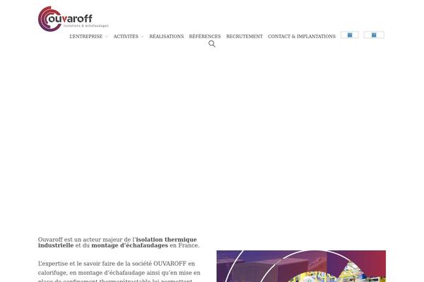 Kalium theme site design template sample