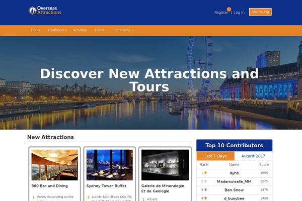 Newspaper theme site design template sample