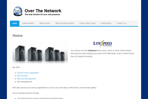 Iconic One theme site design template sample