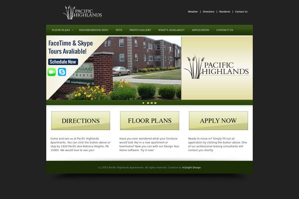 Complexity v2 theme site design template sample