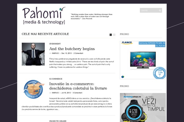 pahomi.ro site used Me