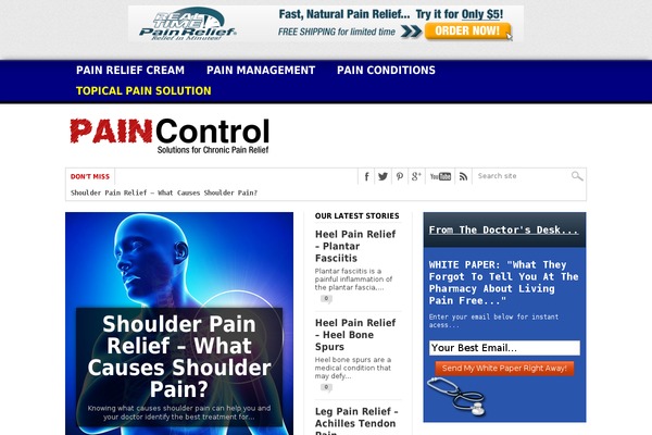 Flex Mag theme site design template sample