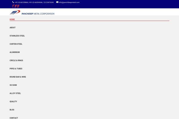The7 theme site design template sample