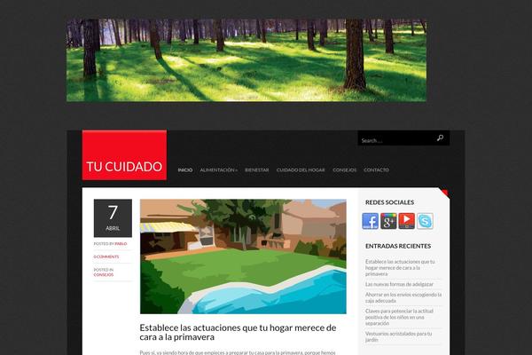 Zoren theme site design template sample