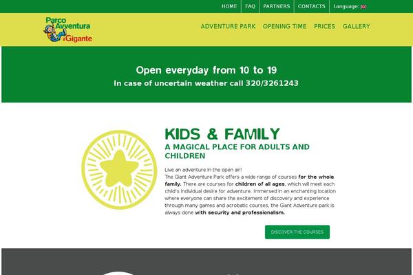 Avada Child theme site design template sample