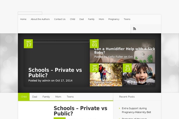 Nexus theme site design template sample