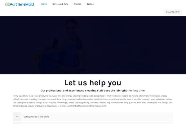 Site using TablePress plugin