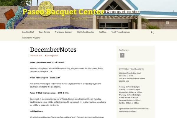 Twenty Thirteen theme site design template sample