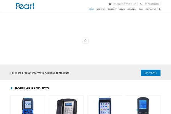 Industrial theme site design template sample