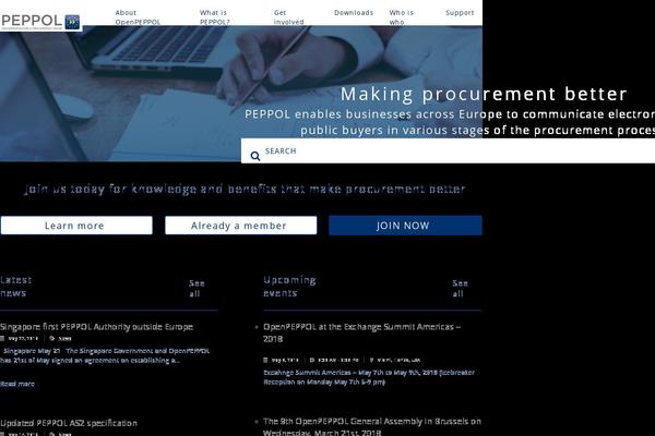 peppol.eu site used Oceanwp-child-theme-master