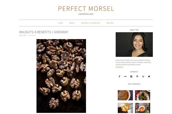 Foodie Pro theme site design template sample