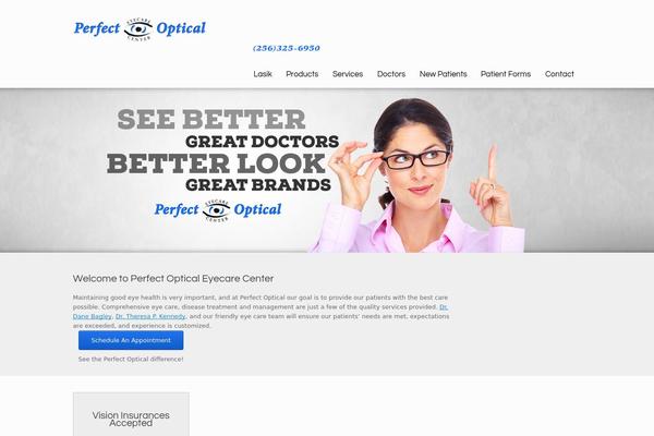 Vantage theme site design template sample