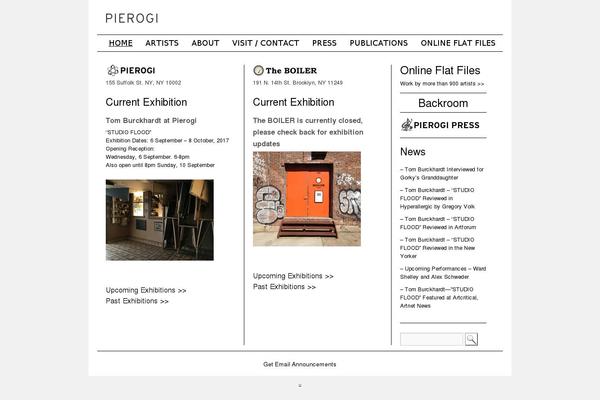 Twenty Ten theme site design template sample