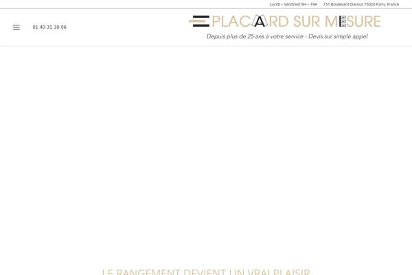 The7 theme site design template sample