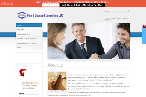 Site using Captainform plugin