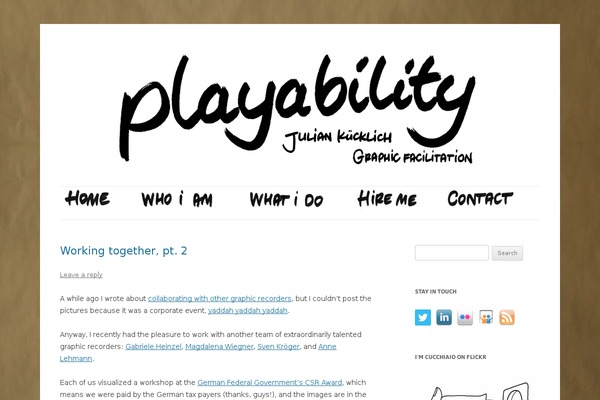 Site using Flattr plugin