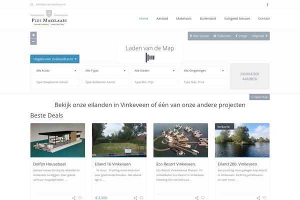 WP Residence theme site design template sample