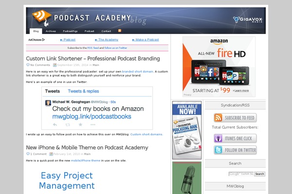 Site using Audio Player plugin