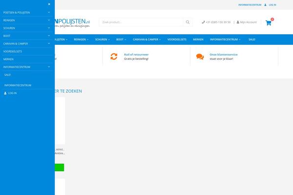 Porto theme site design template sample