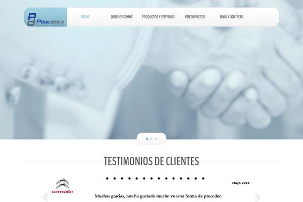 Cherry Framework theme site design template sample