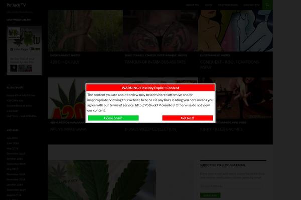 Twenty Fourteen theme site design template sample