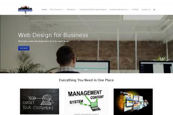 Strata theme site design template sample