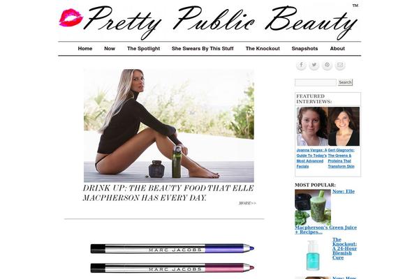 Twenty Ten theme site design template sample