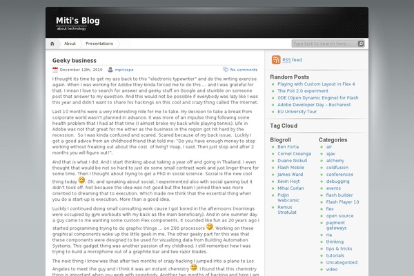 iNove theme site design template sample