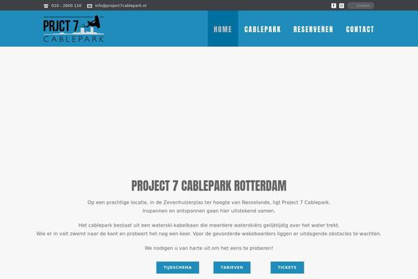 Jupiter Child theme site design template sample