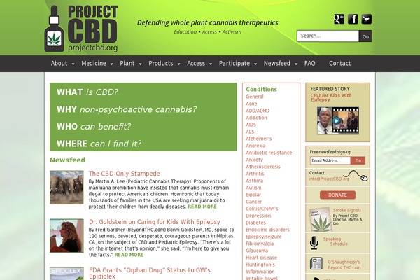 Site using Quadmenu plugin