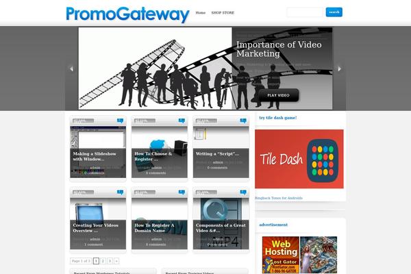 Newspaper theme site design template sample